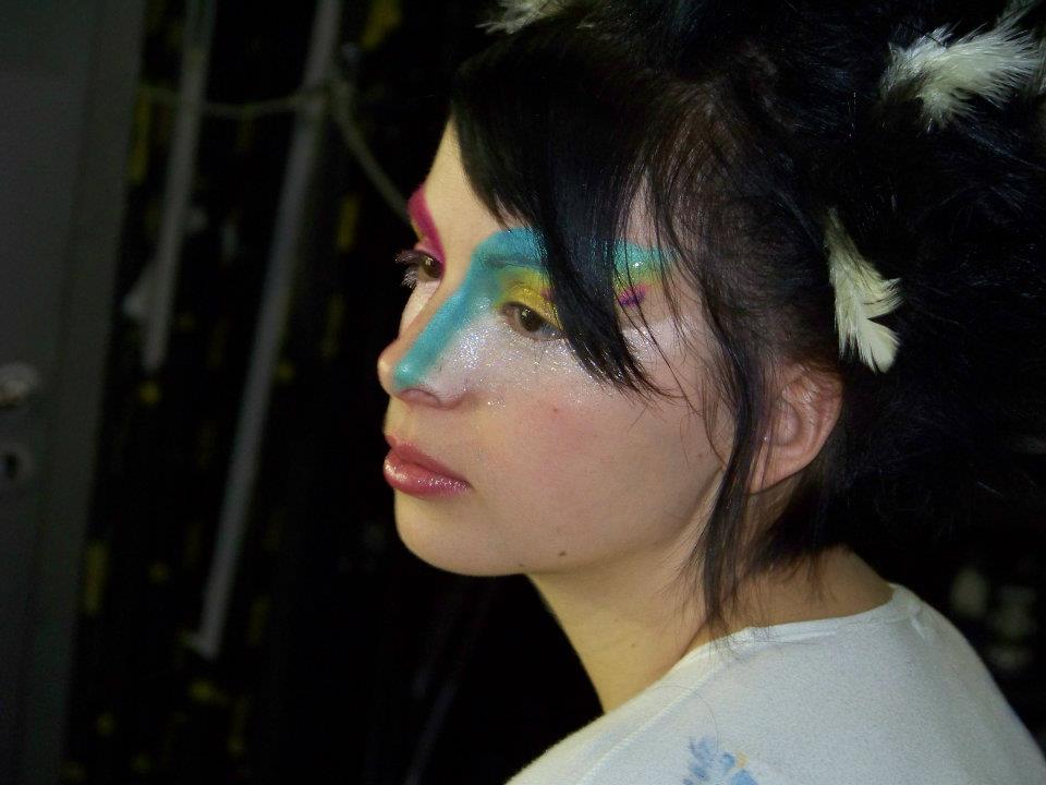 Priske Dehandschutter as Papagena in The Magic Flute.